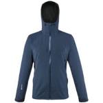 Vestes de randonnée Millet Montets bleues en gore tex imperméables coupe-vents respirantes éco-responsable Taille M pour homme 