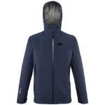 Vestes de randonnée Millet bleues en gore tex imperméables coupe-vents respirantes Taille XL pour homme 