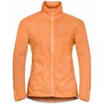 Vestes de randonnée Odlo orange imperméables coupe-vents respirantes Taille L pour femme en promo 