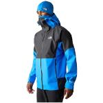 Vestes de pluie The North Face bleues en gore tex imperméables coupe-vents respirantes Taille S look color block pour homme en promo 