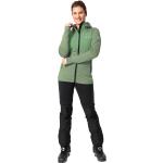 Vestes polaires Vaude Monviso vertes en polyester à capuche Taille XS look sportif pour femme 