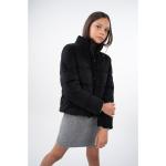 Doudounes courtes Deeluxe noires en velours Taille 8 ans pour fille en promo de la boutique en ligne Deeluxe.fr 