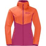 Coupe-vents Jack Wolfskin magenta en shoftshell coupe-vents respirants Taille S look fashion pour femme 