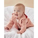 Sweats à capuche Noukies vert pistache bio éco-responsable Taille 3 mois pour bébé en promo de la boutique en ligne Vertbaudet.fr 