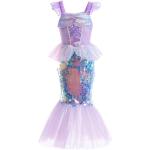 Robe de déguisement pour filles inspirée de la petite sirène – Parfait pour les déguisements de fête d'anniversaire de sirène de 3 à 10 ans.