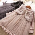 Déguisements marron en velours de princesses Taille 7 ans look fashion pour fille de la boutique en ligne joom.com/fr 