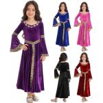 Déguisements violets en velours de princesses Taille 4 ans look médiéval pour fille de la boutique en ligne joom.com/fr 