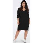 Robe pull manches longues col v droite Femme ONLY CARMAKOMA