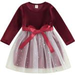 Déguisements rouges en velours à paillettes à motif papillons de princesses Taille 3 ans look fashion pour fille de la boutique en ligne joom.com/fr 