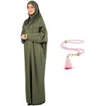 Hijabs kaki en jersey Tailles uniques look casual pour femme 