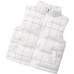 Gilets blancs à carreaux en polyester sans manches imperméables look fashion pour bébé de la boutique en ligne Amazon.fr 