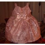Robes en dentelle rose pastel en satin à paillettes à New York Taille 9 ans pour fille de la boutique en ligne Etsy.com 