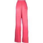 Pantalons taille élastique Vetements roses en coton bruts Taille S 