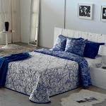 Couvre-lits bleu marine modernes 