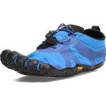 Chaussures de running Vibram bleues en fibre synthétique respirantes Pointure 41 look fashion pour homme en promo 