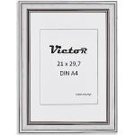 Cadres muraux Victor blancs en verre acrylique 20x30 format A4 shabby chic 