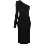 Robes asymétriques Victoria Beckham noires en viscose mi-longues Taille XS pour femme 