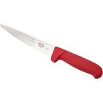 Couteaux de cuisine Victorinox Fibrox rouges en acier inoxydables en promo 