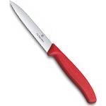 Couteaux de cuisine Victorinox rouges en acier inoxydables en promo 