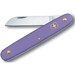 Couteaux de poche Victorinox Knife violets en acier inoxydables 