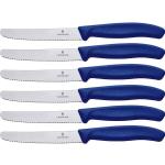 Couteaux de cuisine Victorinox bleus en lot de 6 