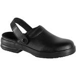 Chaussures de travail  noires norme SB en microfibre Pointure 44 look fashion 