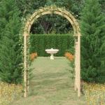 Arches de jardin VidaXL marron en pin 