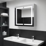 Armoires de salle de bain VidaXL blanches contemporaines 