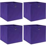 Boîtes de rangement VidaXL violettes 