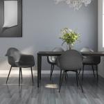 Chaises de cuisine VidaXL grises en lot de 4 minimalistes 