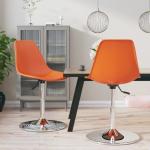 Chaises design orange contemporaines 
