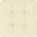 Galettes de chaise VidaXL blanc crème 80x80 cm 