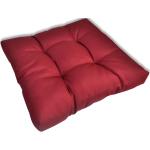 Galettes de chaise VidaXL rouge bordeaux 60x60 cm 