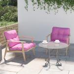 Galettes de chaise VidaXL roses 70x70 cm modernes 