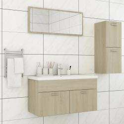 Idmarket - Meuble de rangement salle de bain bambou ALBANE 3 tiroirs en  tissu gris anthracite - Accessoires de salle de bain - Rue du Commerce