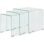 Tables en verre VidaXL en verre contemporaines 