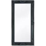 Miroirs muraux VidaXL noirs en bois biseautés baroques & rococo 