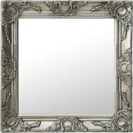 Miroirs muraux VidaXL argentés en bois baroques & rococo 