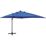 Housses VidaXL bleus azur en aluminium de parasol 