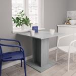 Tables de salle à manger VidaXL grises minimalistes 