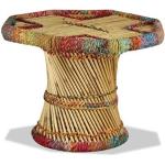 Tables basses VidaXL multicolores en bambou 