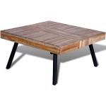 Tables basses en teck VidaXL marron en bois recyclé 