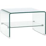 Tables basses VidaXL en verre minimalistes 