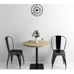 Tables de salle à manger VidaXL beiges en acier romantiques 