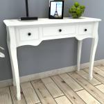 Tables console VidaXL blanches 
