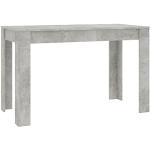 Tables de salle à manger design VidaXL grises en bois scandinaves 