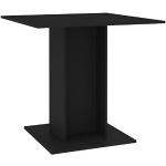 Tables de salle à manger VidaXL noires minimalistes 