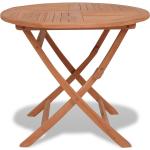 Tables de salle à manger design VidaXL marron en bois massif pliables 