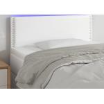 Têtes de lit design VidaXL blanches en cuir synthétique 