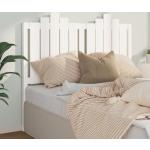 Têtes de lit design VidaXL blanches en bois massif rustiques 